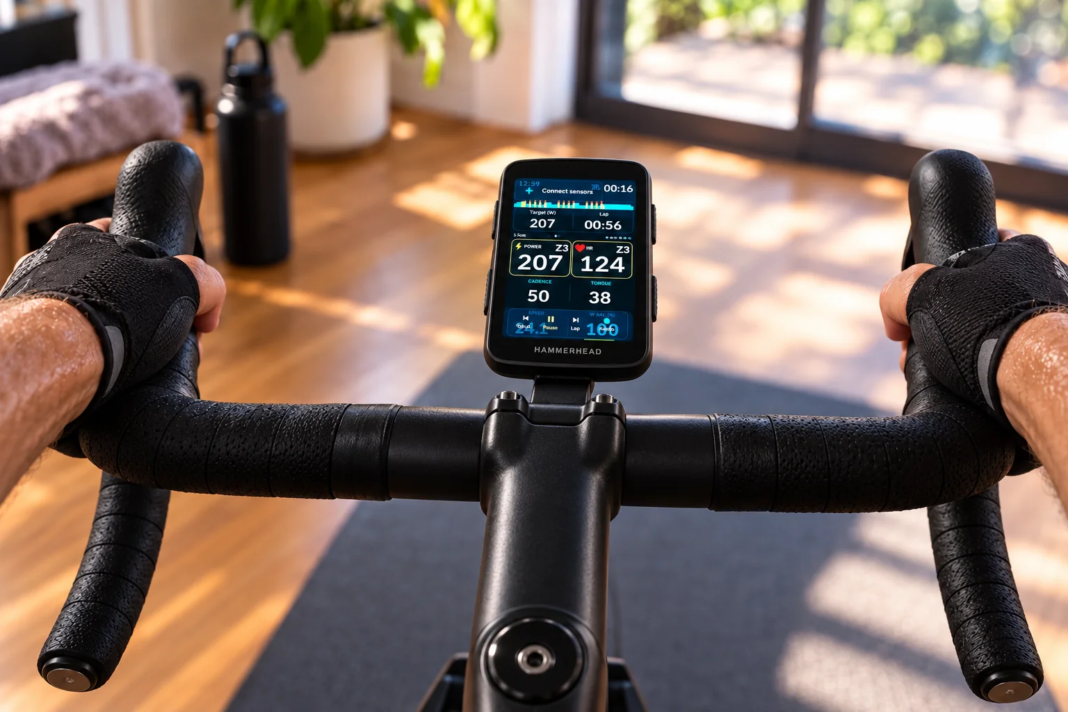 VinApp on Karoo as an indoor training console